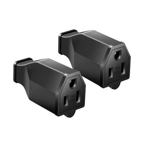 Extension Cord Ends 125V 15A 2Pole 3Wire Female Straight Blade Plug ...