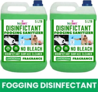 ECOSOFT AYURVEDA Disinfectant Fogging Sanitizer Liquid Solution 5 Litre ...