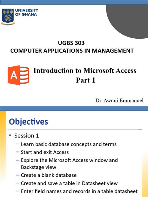 Image result for Access Tutorial PDF