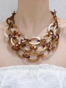 Minimalist Layered Chain Necklace | SHEIN USA