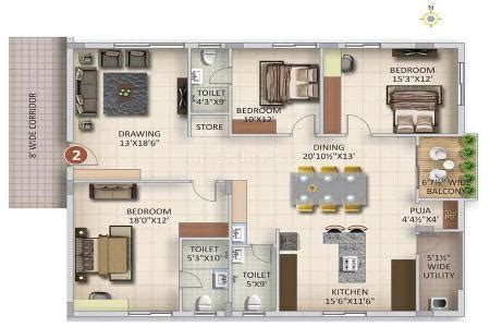 Anuhar Towers in Alkapur Township, Hyderabad: Price, Brochure, Floor ...