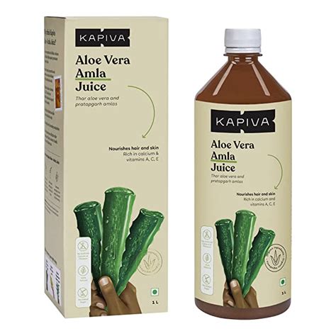 Kapiva Aloe Vera + Amla Juice | Cold-pressed Juice for Glowing Skin ...