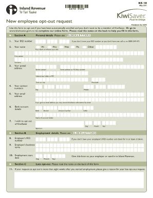 Kiwisaver Deduction Form - Fill Online, Printable, Fillable, Blank ...