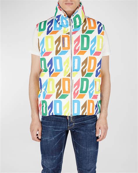 PURPLE Men's Nylon Solid Puffer Vest | Neiman Marcus