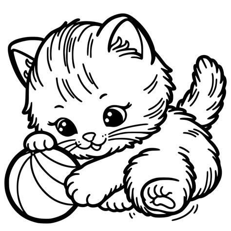 Coloriages Chatons à imprimer gratuit - MonColoriage.fr