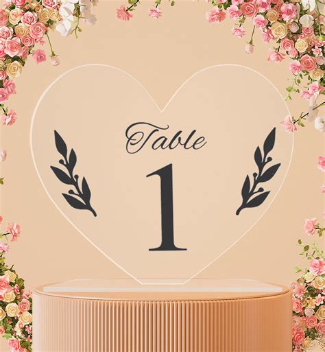 25 PCS Wedding Table Numbers , Table Numbers for Wedding Reception ...