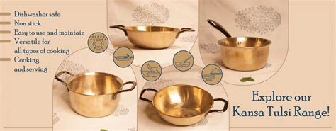 Zishta | Traditional Kansa Brass Cast Iron Soapstone Cookware & More