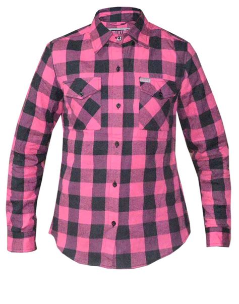 Unik International Ladies Black and Pink Flannel Shirt - Walmart.com