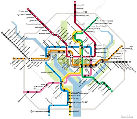 DC Train System Map 的图像结果