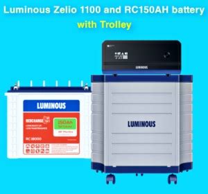 Luminous Zelio 1100 with 150Ah Battery