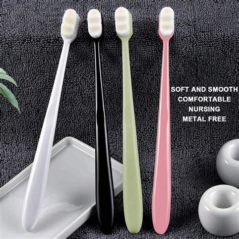 12pcs Soft Toothbrush Micro Nano Toothbrush Extra Soft Bristles Manual ...