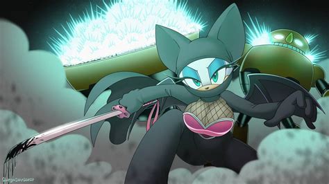 .:NinjaRouge:. by OmegaSunBurst | Rouge the bat, Sonic the hedgehog, Sonic