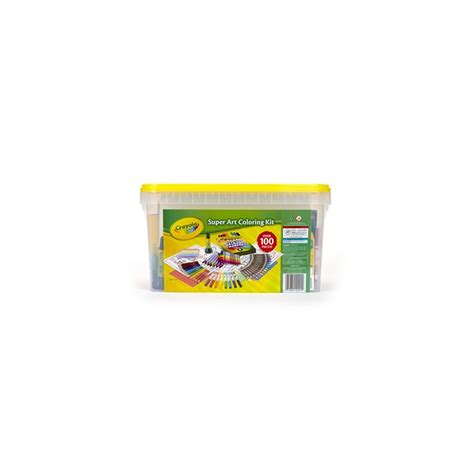 Buy Crayola Super Art Coloring Kit, Arts & Crafts Gift for Girls & Boys ...
