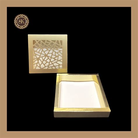 9 Cavity Laser Box | Golden Cavity Box | Chocolate Box | Gift Box - (O ...