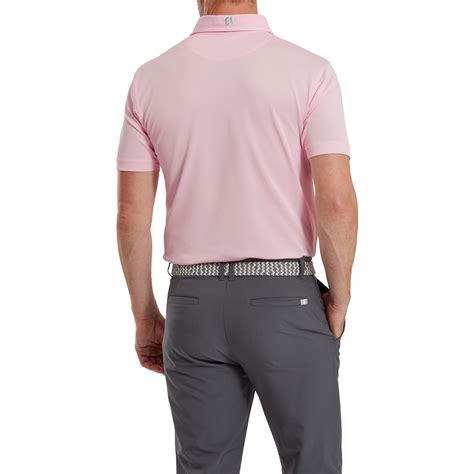 FootJoy Stretch Pique Athletic Fit Polo Shirt - Light Pink
