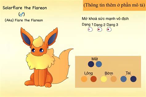 Solarflare the Flareon (Flare the Flareon) by Lambert2000 on DeviantArt