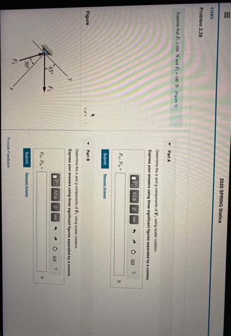 Image result for Statics Spring Problem