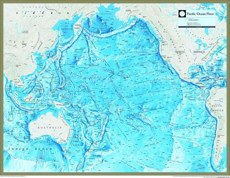 Ocean Floor Map Pacific - Hayley Drumwright