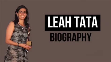 Leah Tata, next in command of Tata empire | Excel India Online ...