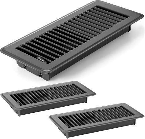 Amazon.com: 4 x 10'' Floor Vent Covers Heavy Duty Floor Register Metal ...