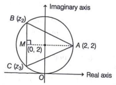 A(z1=2+2 i), B(z2), C(z3) are three points on the Argand plane ...