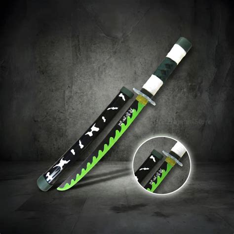 SANEMI Wooden Katana 42cm with Stand (Demon Slayer) – The Indian Book Store