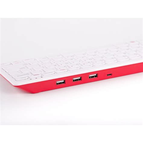 Official Raspberry Pi Keyboard White Red