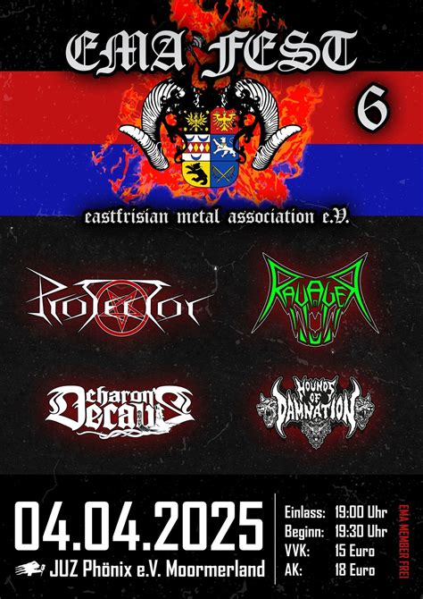 EMA Fest VI -- Protector, Ravager, Charon`s Decay, Hounds Of Damnation ...