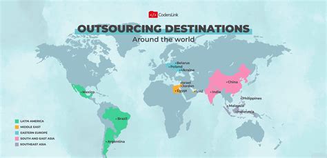 How do different outsourcing regions compare? - CodersLink