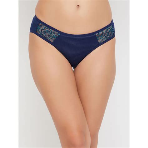 Buy Clovia Polyamide Low Waist Outer Elastic Bikini Panty (Pack of 3 ...