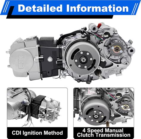 PDTHADP 140CC Engine Dirt Bike Engine 4 Speed with Reverse, India | Ubuy
