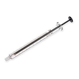 Hamilton 81101 1725LT Syringe, 250 Microliter, No Needle : Amazon.in ...