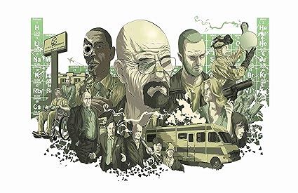 BALDAU PRINTS Breaking Bad Wall Poster For Room (Gloss Laminated, 12X18 ...