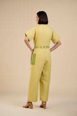 Lime Green Jumpsuit – ORIGANILIFE PRIVATE LIMITED