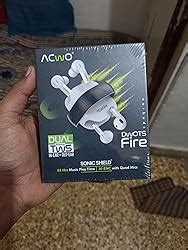 ACwO DwOTS Fire India's First in-Ear + Half-in-Ear Buds in one case, 3 ...