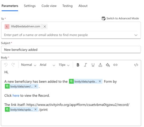 Image result for Power Automate Notification Email