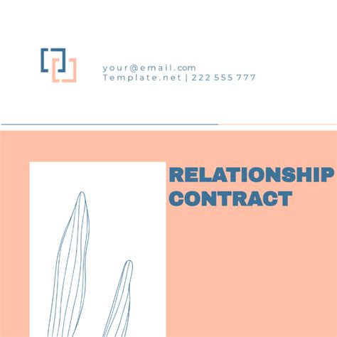Relationship Contract Template - Edit Online & Download Example ...