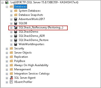 Image result for Restore Database Using SQL Query