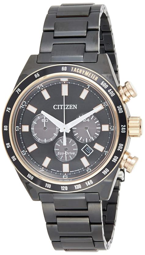 Citizen Sports Chronograph Black Dial Men's Watch-CA4207-53H : Amazon ...