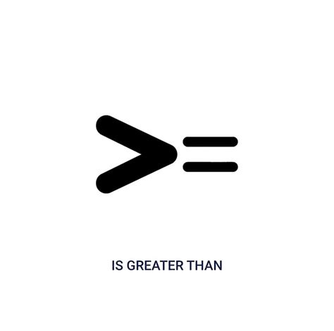 Image result for Greater than Sign Example