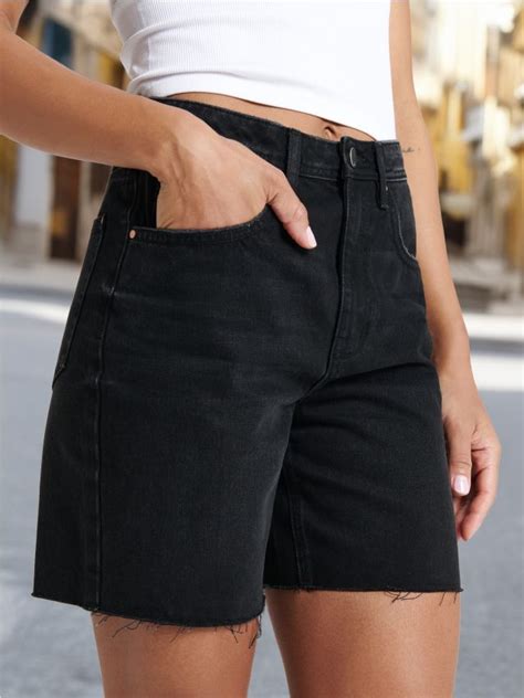 Pantaloncini in denim Colore nero - SINSAY - YZ719-99J