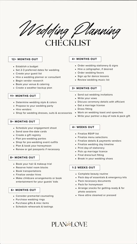 Wedding planning checklist 60 photos - Astyledwedding.com