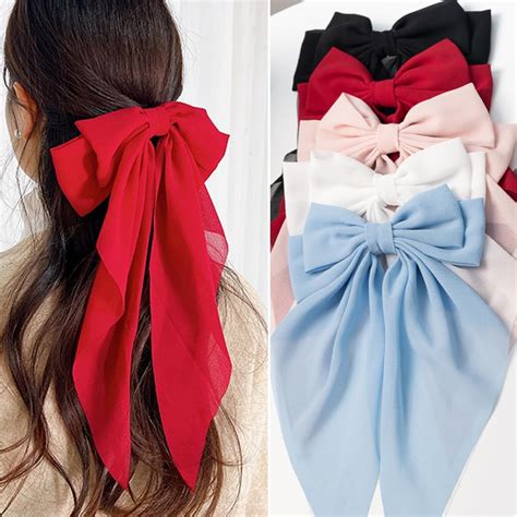 Amazon.com : Hair Bows 5 PCS hair ribbon Hair Bows for Women Girls,Big ...
