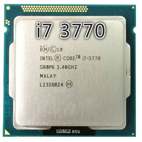 Intel Core i7-3770 Processor 8M Cache 3.9GHz 22nm 4 Core 77W - Walmart.com
