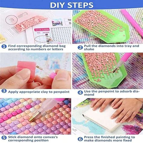 Diy Diamond Painting With Round Diamond, Full Diamonded Without Frame ...