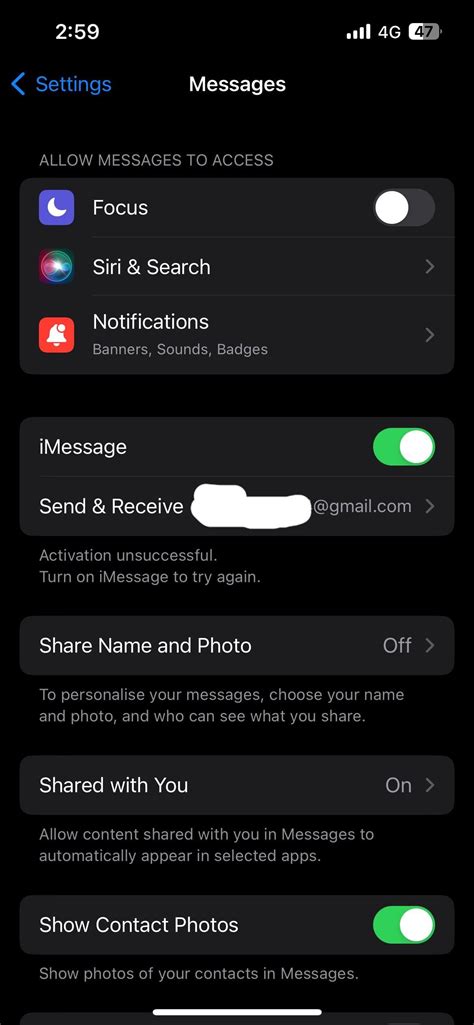 iMessage Activation Unsuccessful : r/iphone