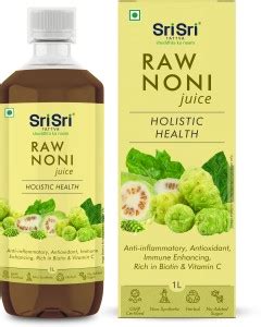 Sri Sri Tattva Raw Noni Juice - Anti-inflammatory, Antioxidant, Rich In ...