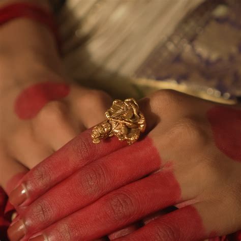 Divine Krishna Silver Ring Handcrafted Chennai