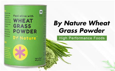 By Nature Wheat Grass Powder, 100g | Superfood | Immunity Booster ...