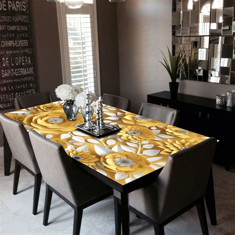 BP Design Solution Rose Flower Table Wallpaper for Dining Table/Fridge ...